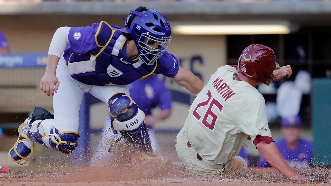 Mendoza lifts Florida St. past LSU 5-4 in 12th for CWS berth